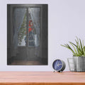 'The Red Kerchief' by Claude Monet – Metal Wall Art, 12x16 room view