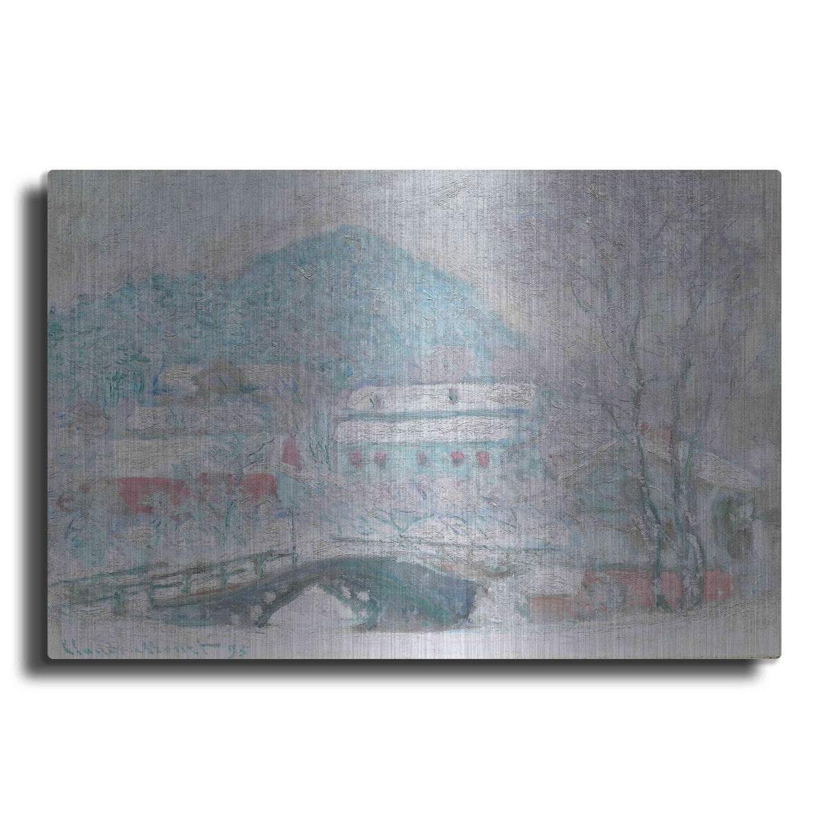 'Sandvika, Norway' by Claude Monet – Metal Wall Art