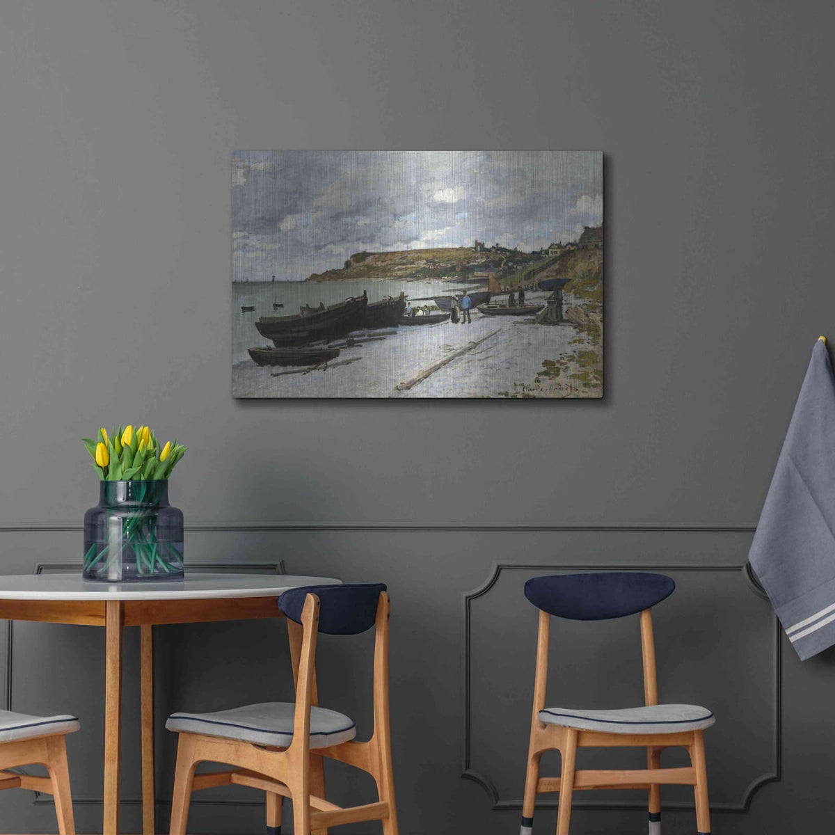 'Sainte-Adresse' by Claude Monet – Metal Wall Art, 36x24 room view