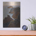 'Rocks At Belle Isle, Port Domois' by Claude Monet – Metal Wall Art, 12x16 room view