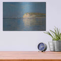 'Low Tide At Pourville, Near Dieppe' by Claude Monet – Metal Wall Art, 16x12 room view