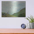 'Cliffs At Pourville' by Claude Monet – Metal Wall Art, 16x12 room view