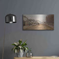 'Boulevard Heloise, Argenteuil' by Claude Monet – Metal Wall Art, 24x12 room view
