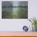 'Banks Od The Seine, Vetheuil' by Claude Monet – Metal Wall Art, 16x12 room view