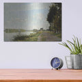 'Argenteuil' by Claude Monet – Metal Wall Art, 16x12 room view