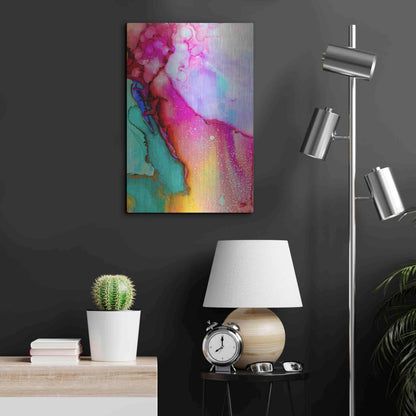 Luxe Metal Art 'Boil Over' by Luxe Portfolio, Metal Wall Art,16x24