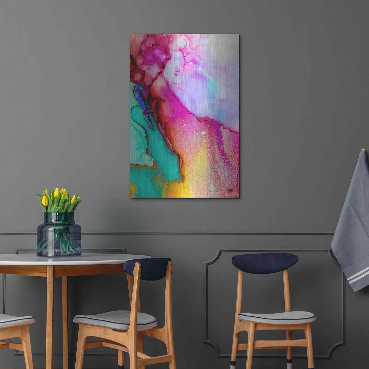 Luxe Metal Art 'Boil Over' by Luxe Portfolio, Metal Wall Art,24x36