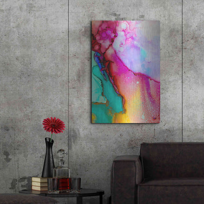 Luxe Metal Art 'Boil Over' by Luxe Portfolio, Metal Wall Art,24x36