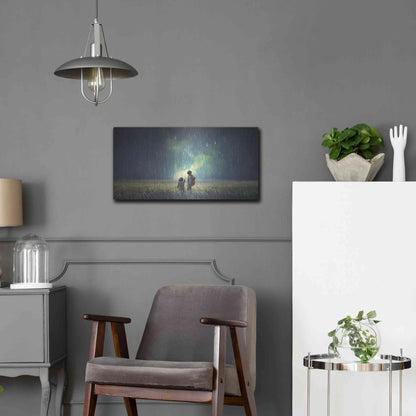 Luxe Metal Art 'Curious Mind' by Luxe Portfolio, Metal Wall Art,24x12