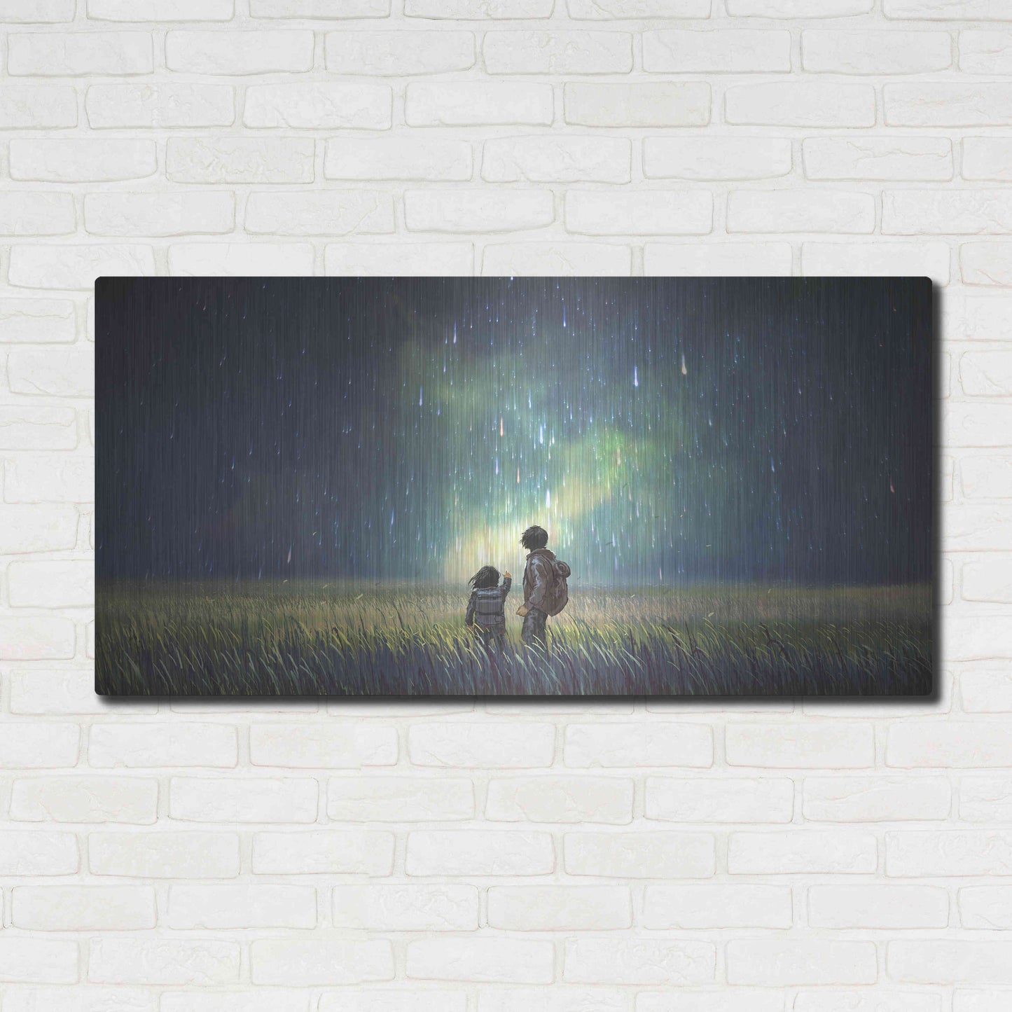 Luxe Metal Art 'Curious Mind' by Luxe Portfolio, Metal Wall Art,48x24