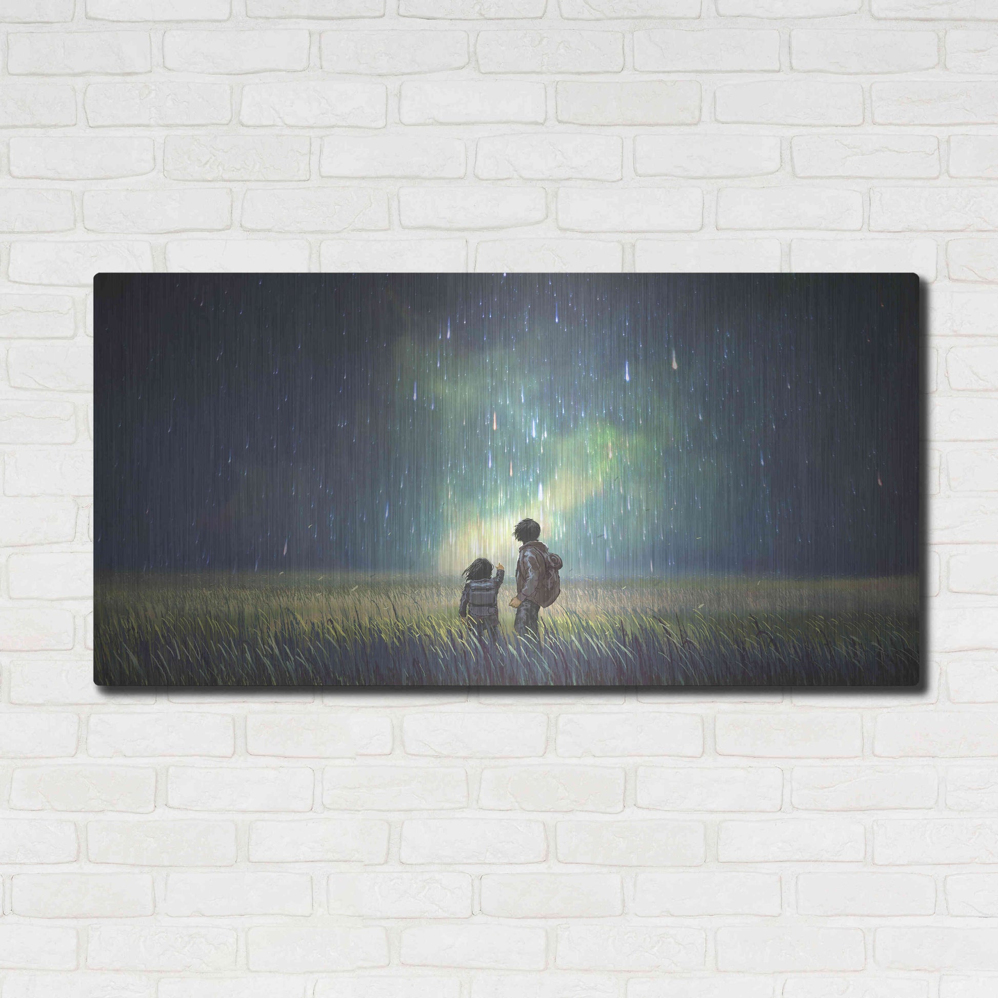 Luxe Metal Art 'Curious Mind' by Luxe Portfolio, Metal Wall Art,48x24