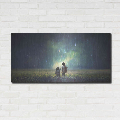 Luxe Metal Art 'Curious Mind' by Luxe Portfolio, Metal Wall Art,48x24