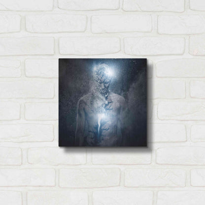 Luxe Metal Art 'Fleeing Of The Soul' by Luxe Portfolio, Metal Wall Art,12x12