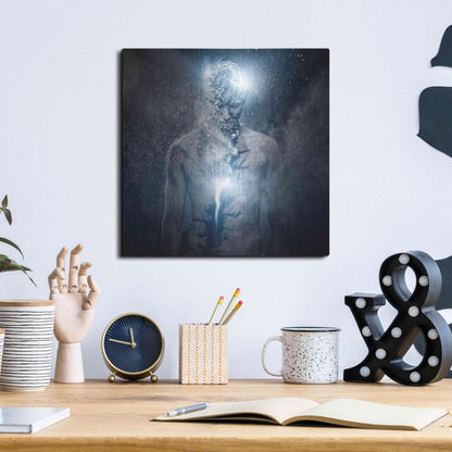Luxe Metal Art 'Fleeing Of The Soul' by Luxe Portfolio, Metal Wall Art,12x12