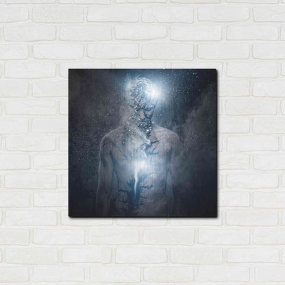 Luxe Metal Art 'Fleeing Of The Soul' by Luxe Portfolio, Metal Wall Art,24x24