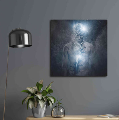 Luxe Metal Art 'Fleeing Of The Soul' by Luxe Portfolio, Metal Wall Art,24x24