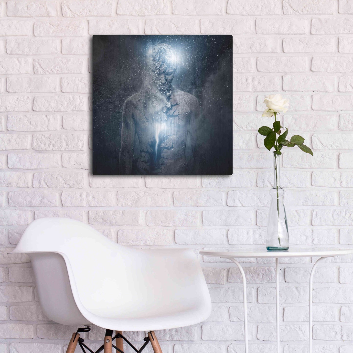 Luxe Metal Art 'Fleeing Of The Soul' by Luxe Portfolio, Metal Wall Art,24x24