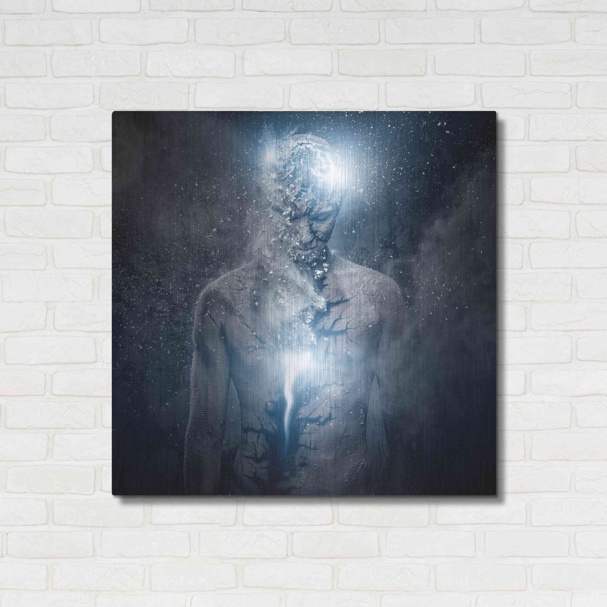 Luxe Metal Art 'Fleeing Of The Soul' by Luxe Portfolio, Metal Wall Art,36x36