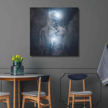 Luxe Metal Art 'Fleeing Of The Soul' by Luxe Portfolio, Metal Wall Art,36x36