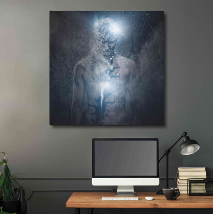 Luxe Metal Art 'Fleeing Of The Soul' by Luxe Portfolio, Metal Wall Art,36x36