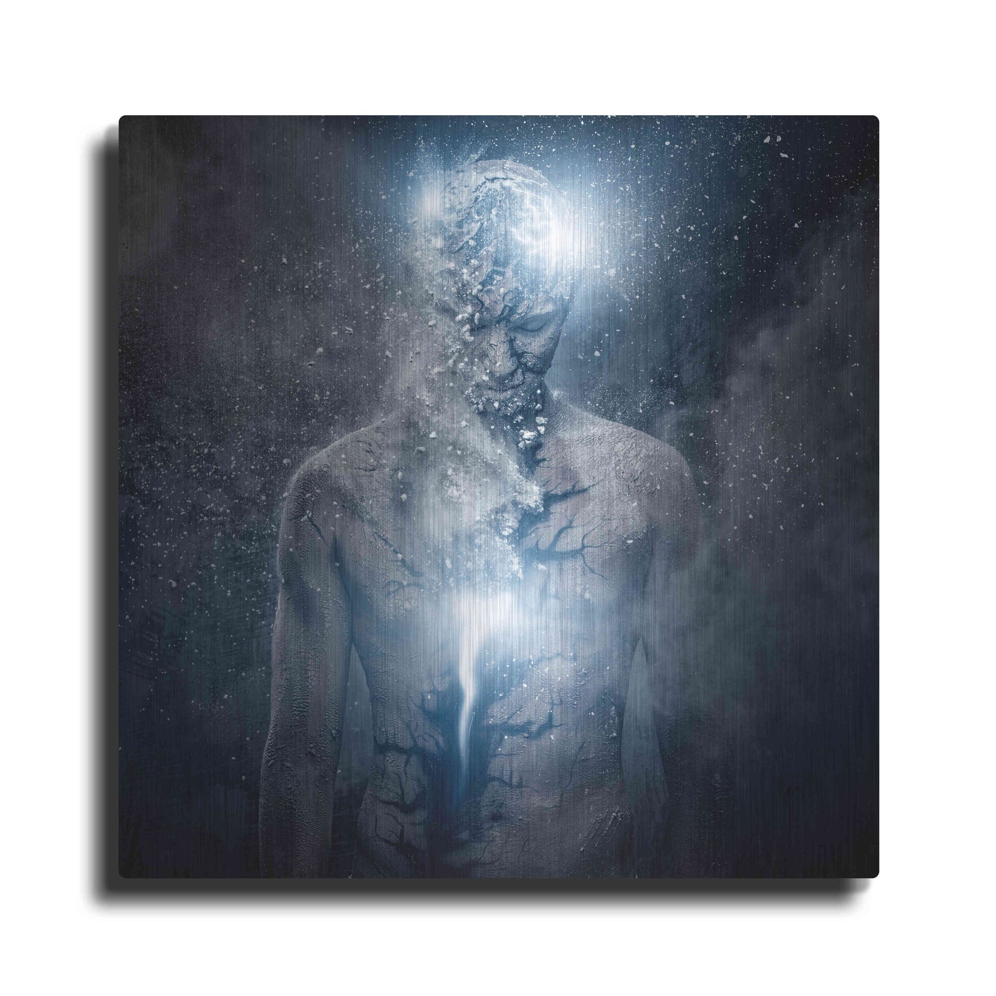 Luxe Metal Art 'Fleeing Of The Soul' by Luxe Portfolio, Metal Wall Art