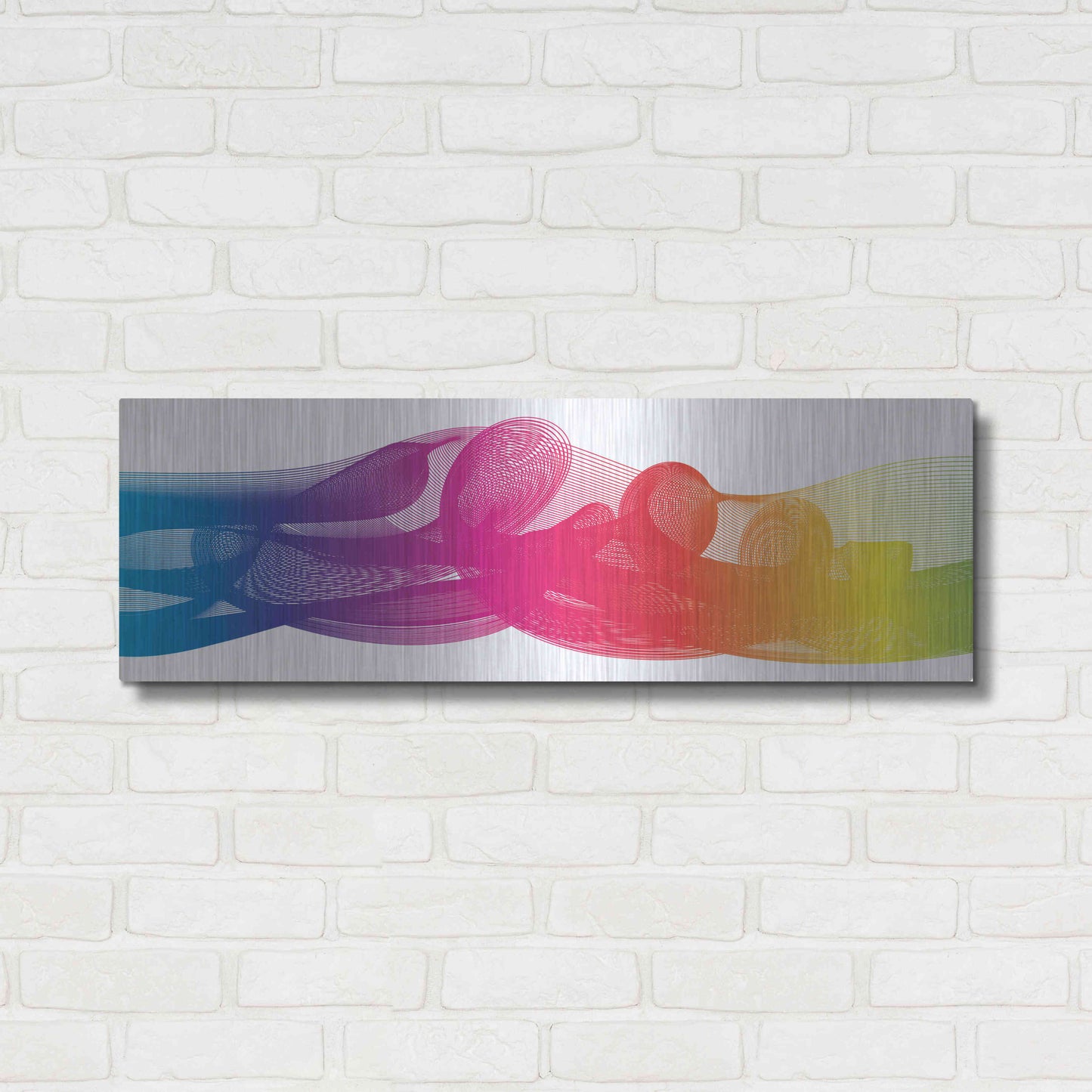 Luxe Metal Art 'Hyperloop' by Luxe Portfolio, Metal Wall Art,36x12