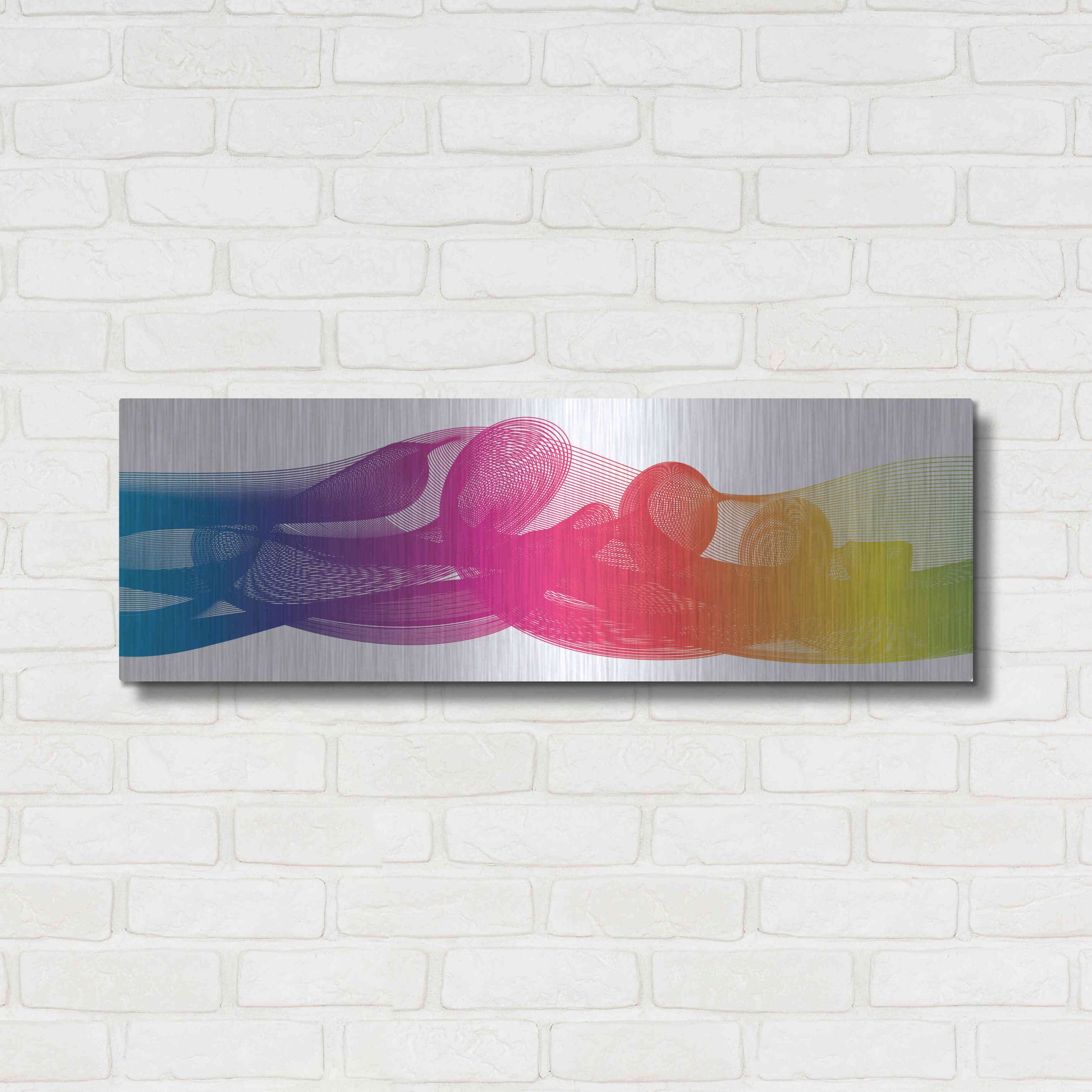 Luxe Metal Art 'Hyperloop' by Luxe Portfolio, Metal Wall Art,36x12