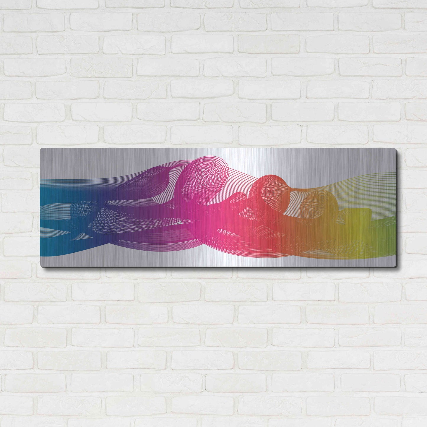 Luxe Metal Art 'Hyperloop' by Luxe Portfolio, Metal Wall Art,48x16