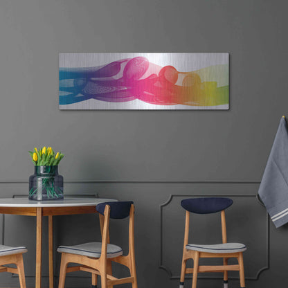 Luxe Metal Art 'Hyperloop' by Luxe Portfolio, Metal Wall Art,48x16