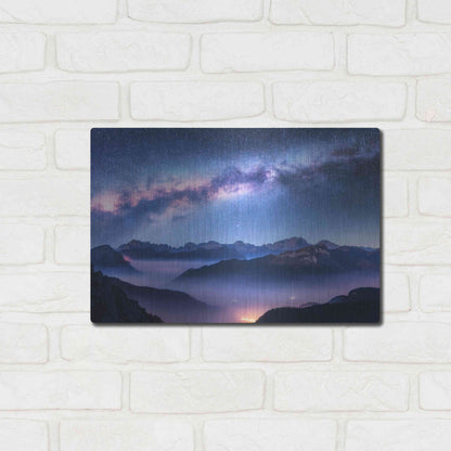 Luxe Metal Art 'Inside The Milky Way' by Luxe Portfolio, Metal Wall Art,16x12