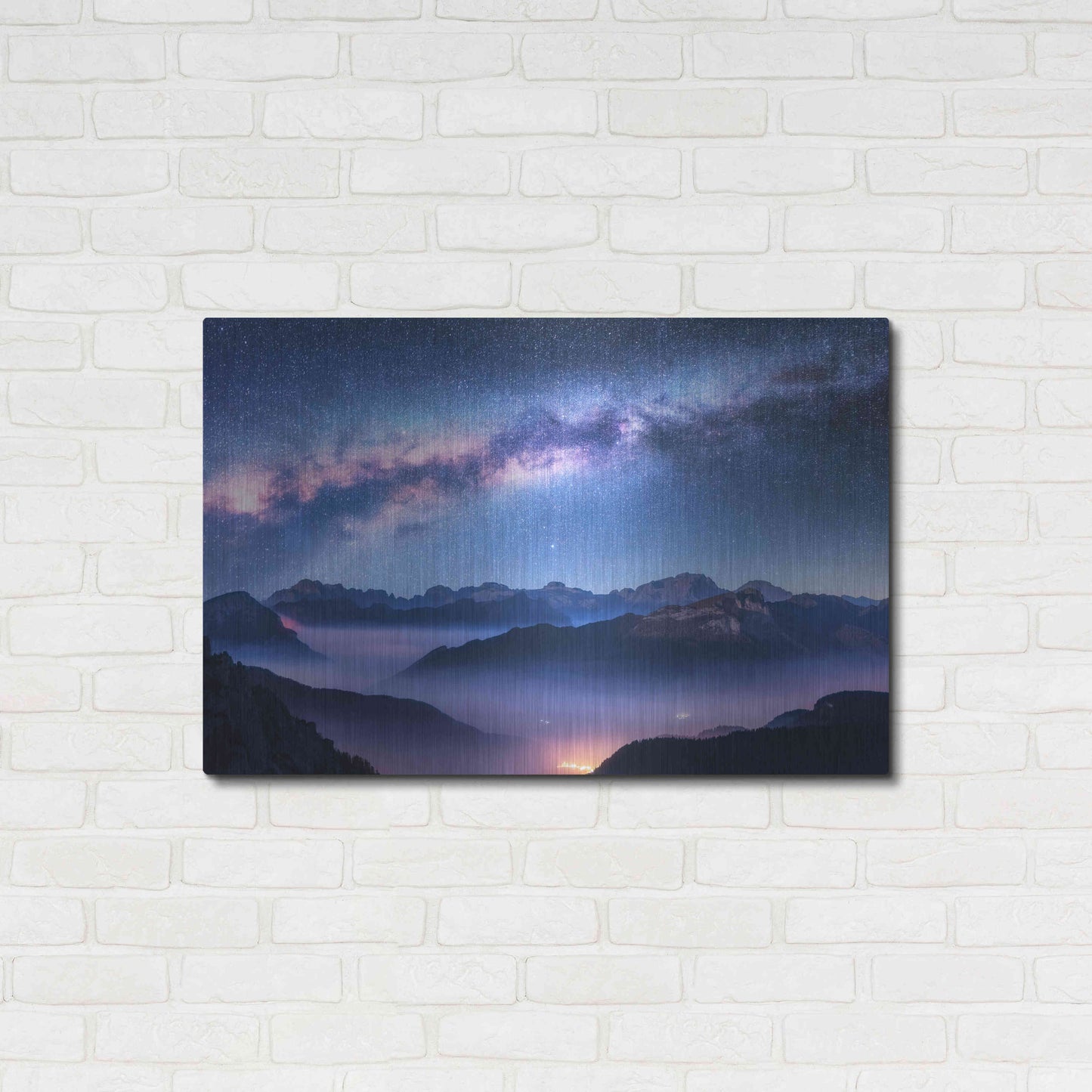 Luxe Metal Art 'Inside The Milky Way' by Luxe Portfolio, Metal Wall Art,36x24