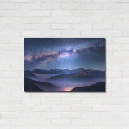 Luxe Metal Art 'Inside The Milky Way' by Luxe Portfolio, Metal Wall Art,36x24