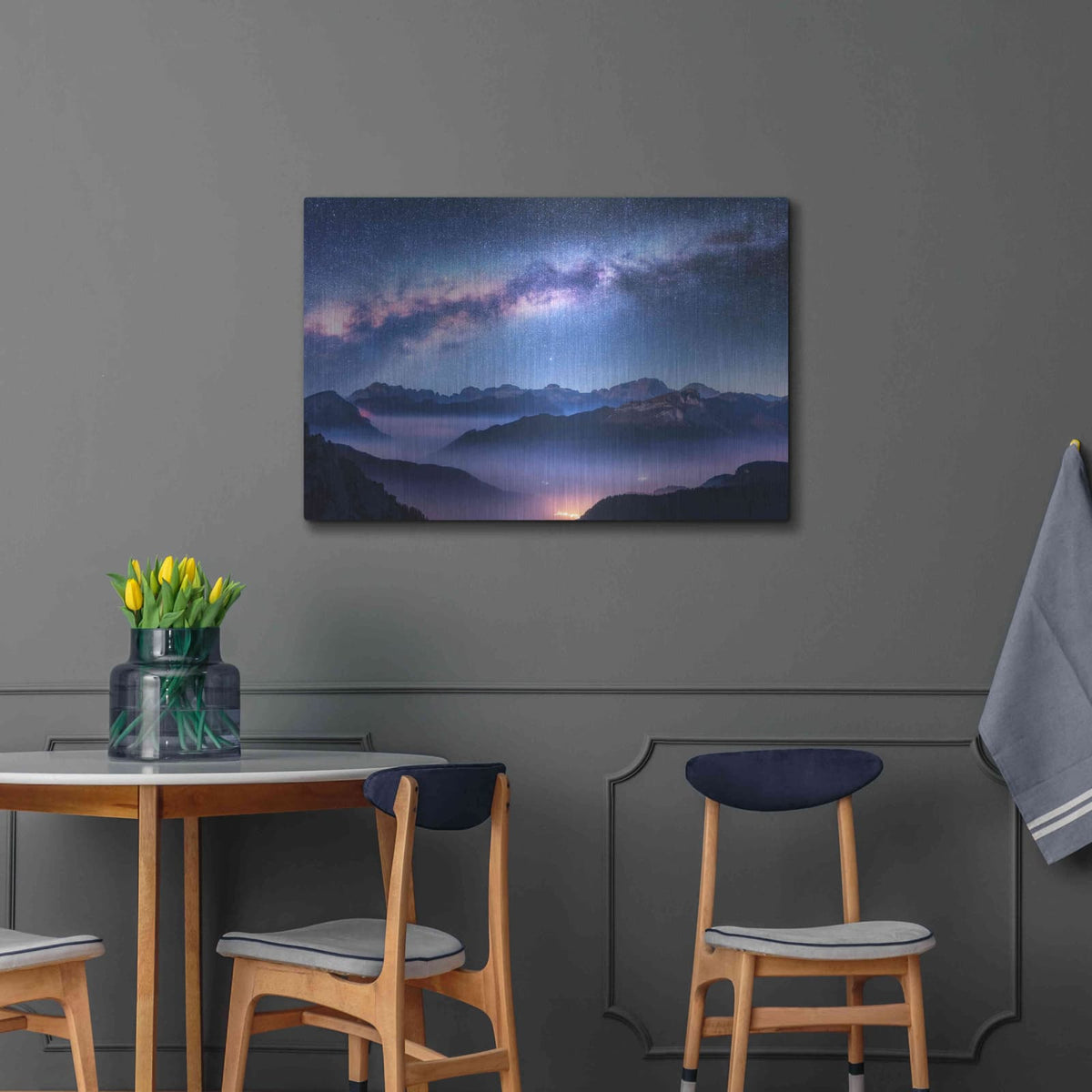 'Inside The Milky Way' by Luxe Metal Portfolio – Metal Wall Art, 36x24 room view