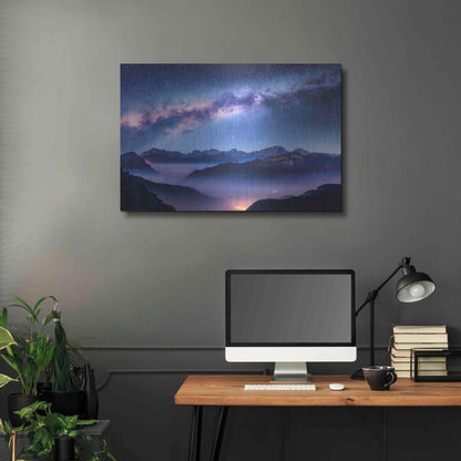 Luxe Metal Art 'Inside The Milky Way' by Luxe Portfolio, Metal Wall Art,36x24
