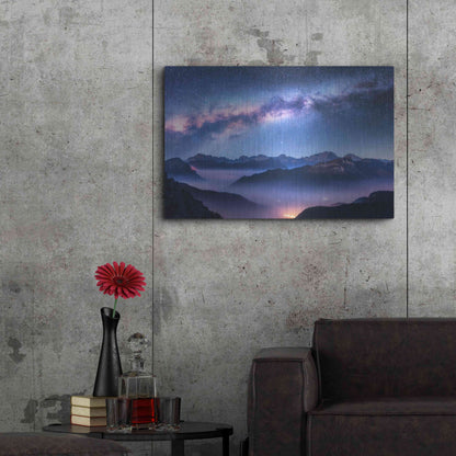 Luxe Metal Art 'Inside The Milky Way' by Luxe Portfolio, Metal Wall Art,36x24