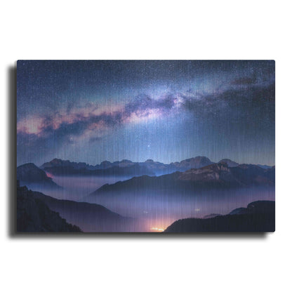 Luxe Metal Art 'Inside The Milky Way' by Luxe Portfolio, Metal Wall Art