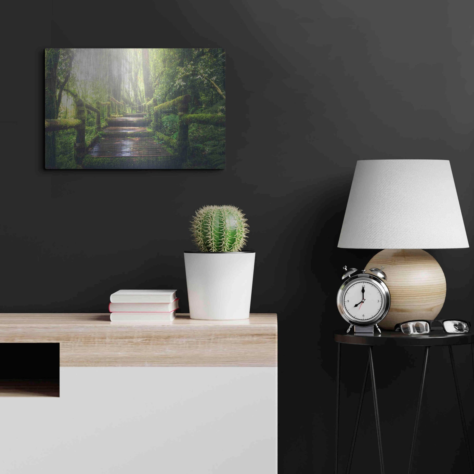 Luxe Metal Art 'Jungle' by Luxe Portfolio, Metal Wall Art,24x16