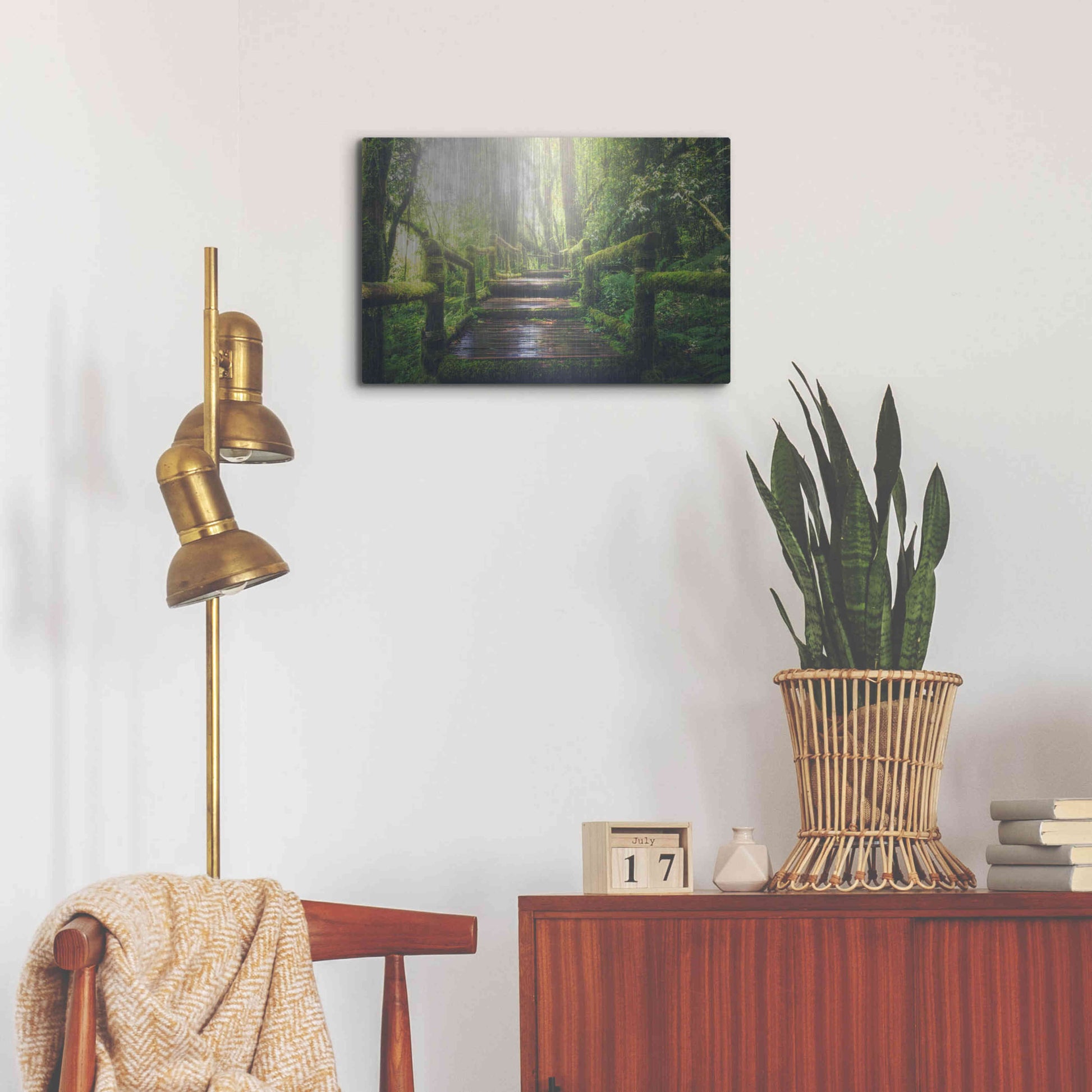 Luxe Metal Art 'Jungle' by Luxe Portfolio, Metal Wall Art,24x16