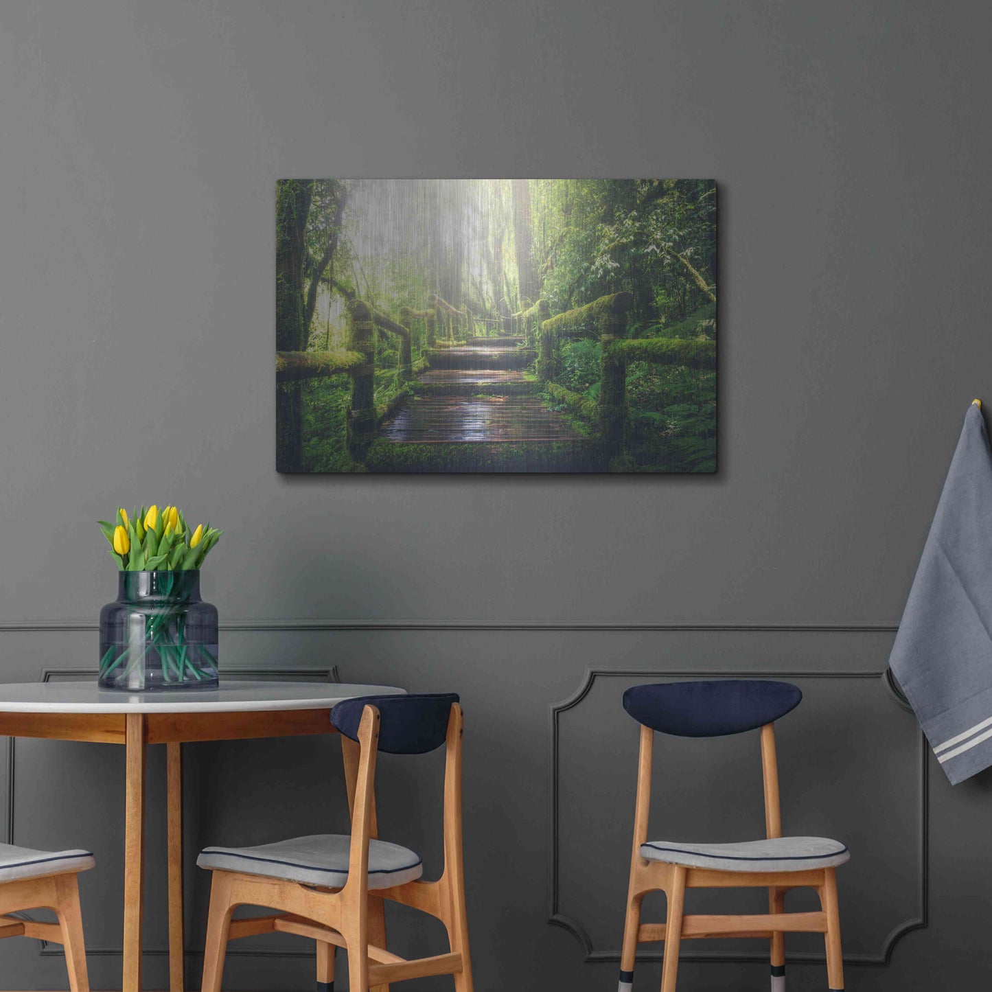 Luxe Metal Art 'Jungle' by Luxe Portfolio, Metal Wall Art,36x24