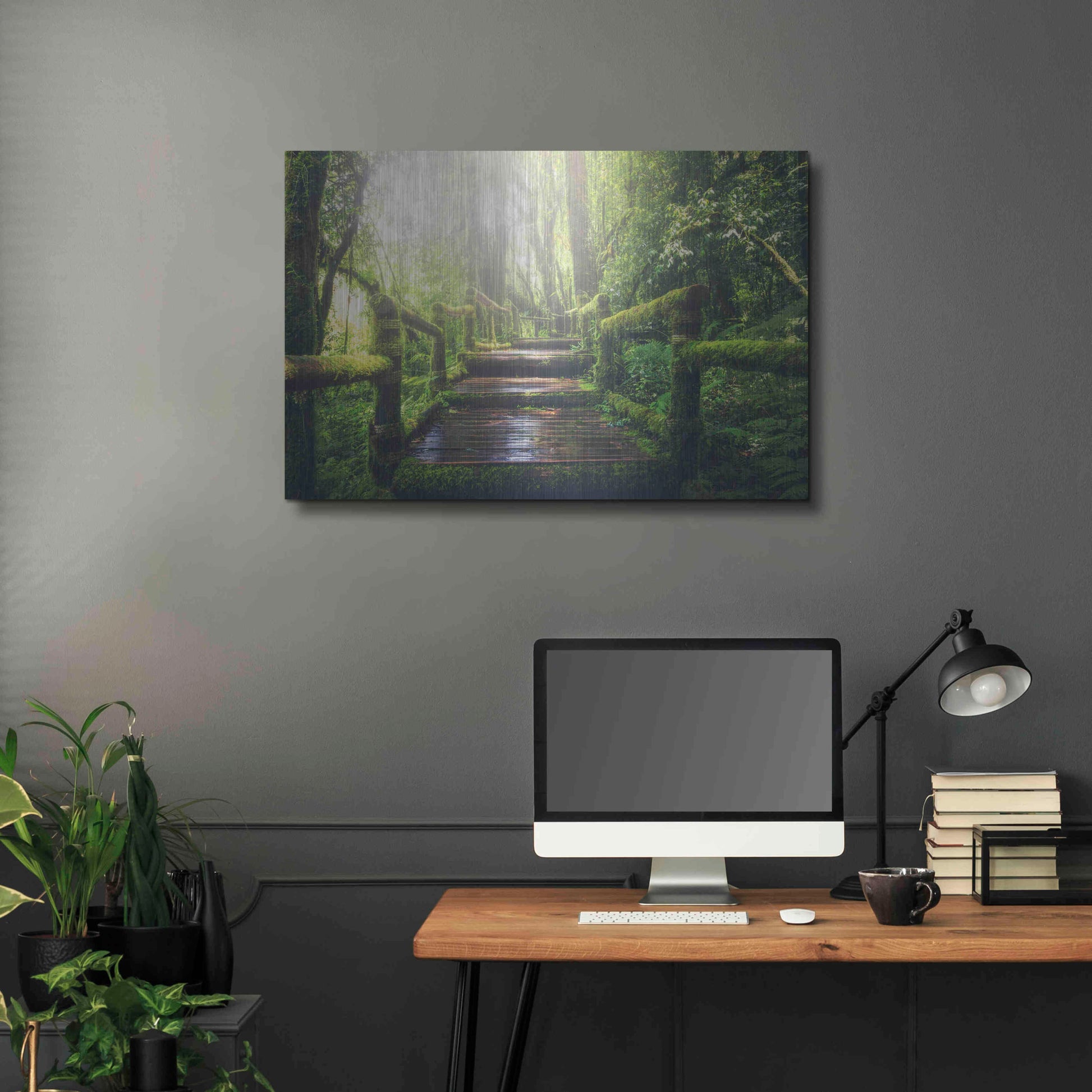 Luxe Metal Art 'Jungle' by Luxe Portfolio, Metal Wall Art,36x24