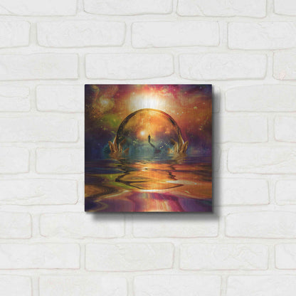 Luxe Metal Art 'Liquid Galaxy' by Luxe Portfolio, Metal Wall Art,12x12