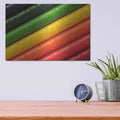 'Pencil Rainbow' by Luxe Metal Portfolio – Metal Wall Art, 16x12 room view