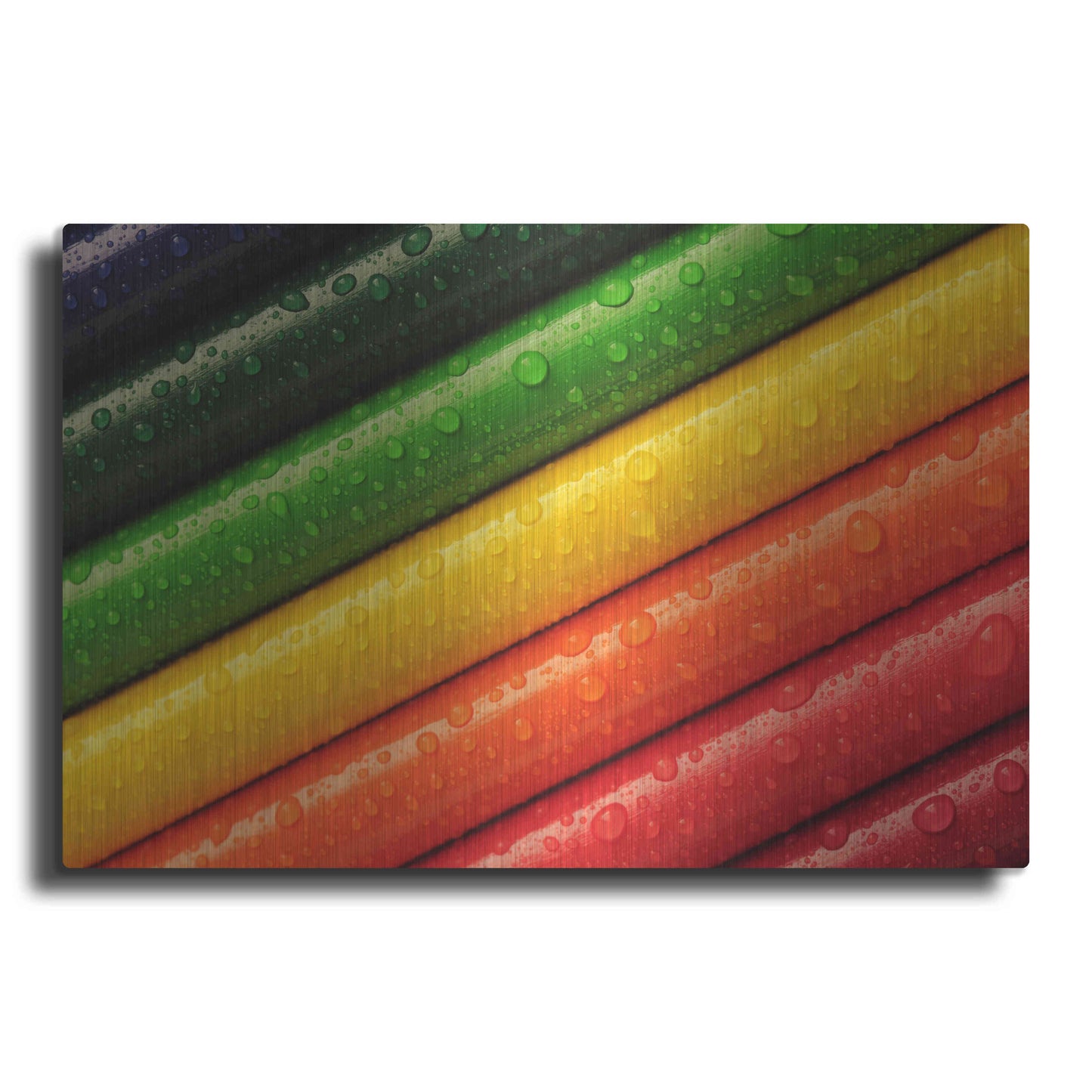 Luxe Metal Art 'Pencil Rainbow' by Luxe Portfolio, Metal Wall Art