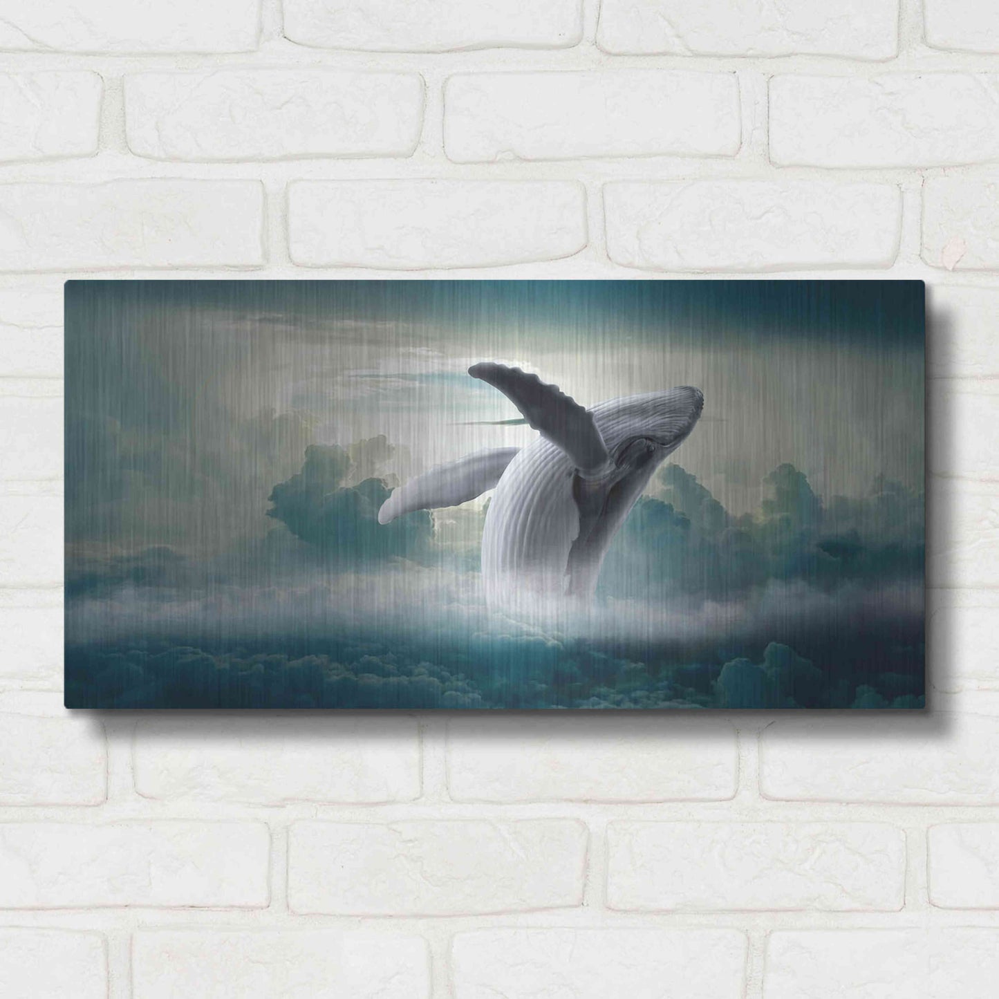 Luxe Metal Art 'Weightlessness' by Luxe Portfolio, Metal Wall Art,24x12