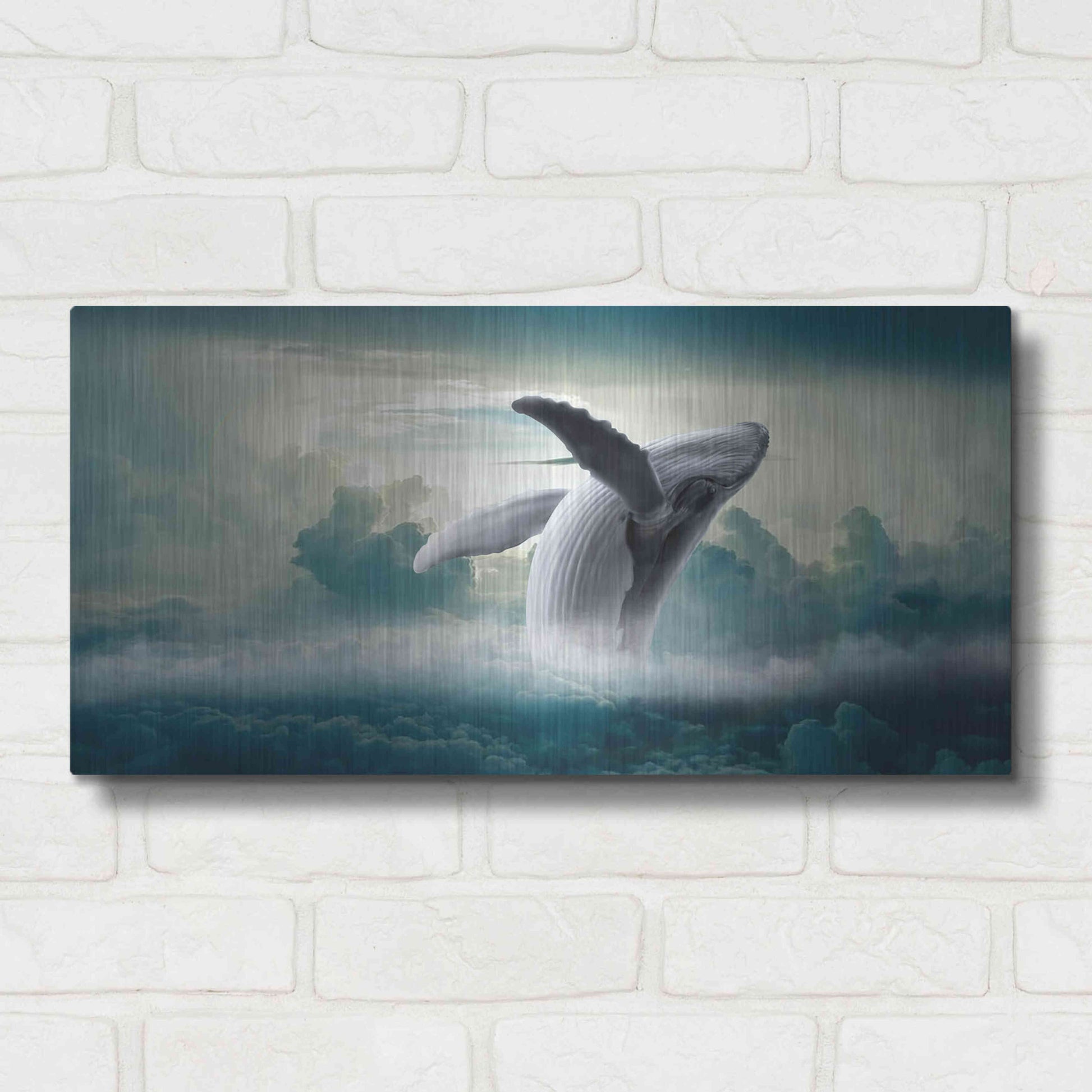 Luxe Metal Art 'Weightlessness' by Luxe Portfolio, Metal Wall Art,24x12