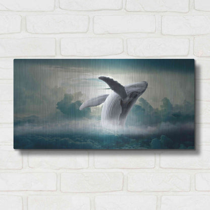 Luxe Metal Art 'Weightlessness' by Luxe Portfolio, Metal Wall Art,24x12