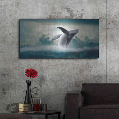 Luxe Metal Art 'Weightlessness' by Luxe Portfolio, Metal Wall Art,48x24