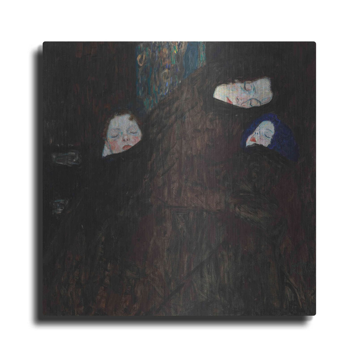 'Mother with Two Children' by Gustav Klimt – Metal Wall Art