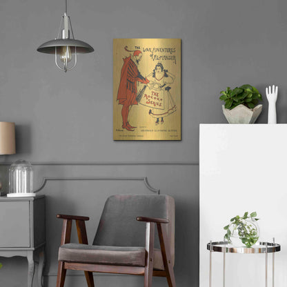 Luxe Metal Art 'The Love Adventures Of Al-Mansur (1895)' by Epic Portfolio, Metal Wall Art,16x24