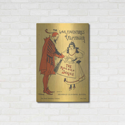 Luxe Metal Art 'The Love Adventures Of Al-Mansur (1895)' by Epic Portfolio, Metal Wall Art,24x36